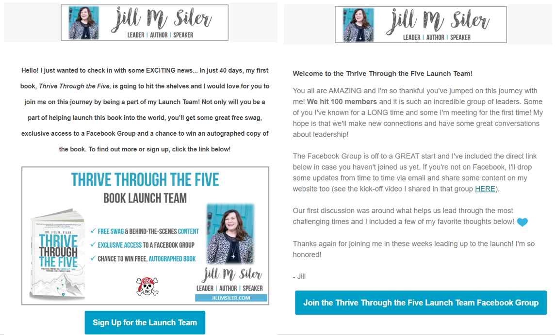 Tips for Leading a Book Launch Team – Jill M Siler